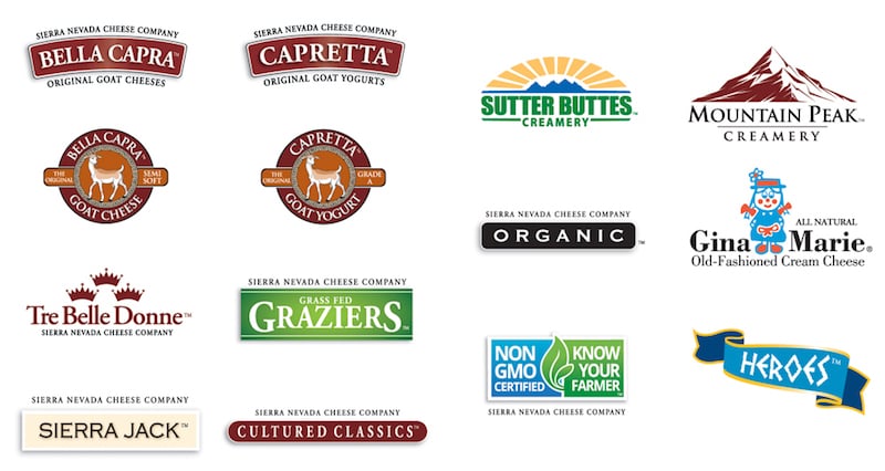 Sierra Nevada Cheese Company - Logos