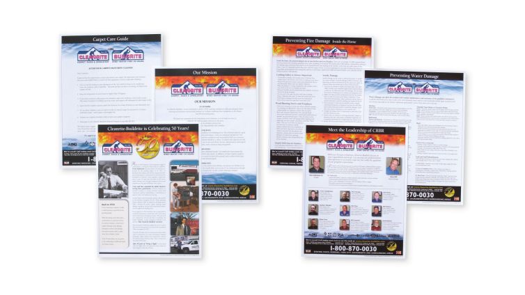 CRBR Sales Sheets