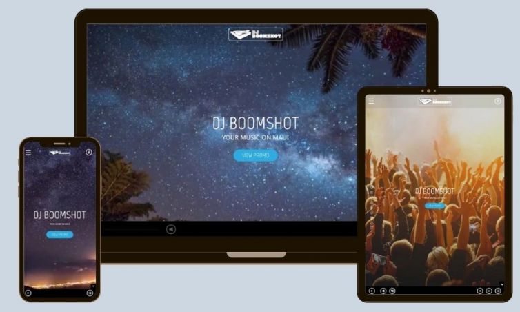 DJ Boomshot Website